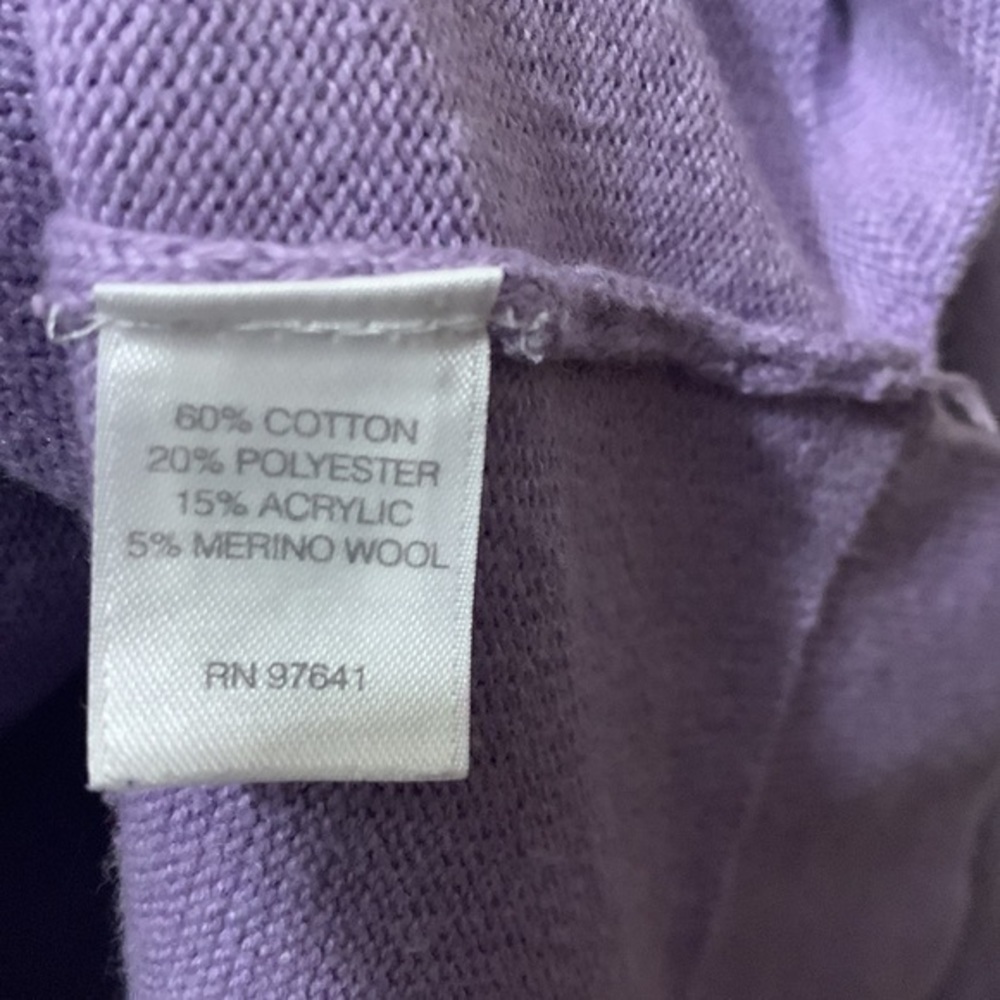 J Jill lavender sweater small - Picture 6 of 8